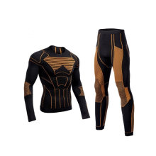 OEM Wholesale Stock Comfortable Men Heated Functional Suit Lightweight Seamless Thermal Underwear Set